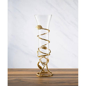 Vase à fleurs en verre et en fer fait à la main, design moderne, couleur personnalisée pour la décoration de la maison, du mariage, du salon, de la table - Product Image 5