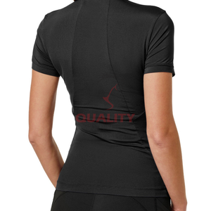 Camiseta atlética para montar a caballo para mujer, transpirable, que absorbe la humedad, elegante, ligera, tela elástica, Top para montar a caballo - Product Image 2