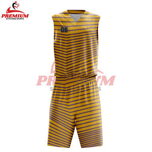 Venta caliente Uniforme de baloncesto personalizable con su propio logotipo Conjunto transpirable en precio al por mayor Diseñe su propio estilo - Product Image 3
