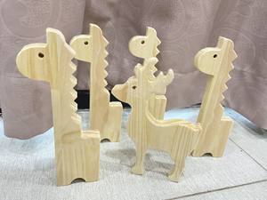 Juguete de animales de madera Juguete educativo de animales de madera Regalo de aprendizaje creativo para niños Artesanía hecha a mano natural segura Inspirada en la naturaleza - Product Image 5