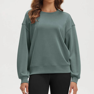 Sweat femme pull chaud décontracté sweats à capuche pour femmes Streetwear surdimensionné personnalisé mode porter des sweats à capuche femmes - Product Image 1