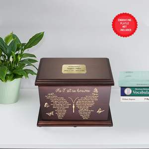 Urnas conmemorativas de cremación para cenizas humanas, caja de urnas de madera y ataúd para cenizas, hombres, mujeres y niños, entierro grande - Product Image 6