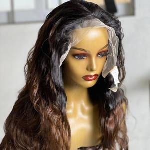 Genius Weft 100% Human Ready Ship Ups Cloudyhaircollection Fabricación transparente para peluca Frontal de encaje Onda del cuerpo vietnamita - Product Image 3