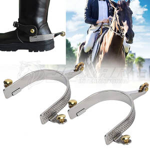 Espuelas para montar a caballo Suministro de fábrica Color personalizado y logotipo disponible para marcas ecuestres Espuelas para montar a caballo - Product Image 5