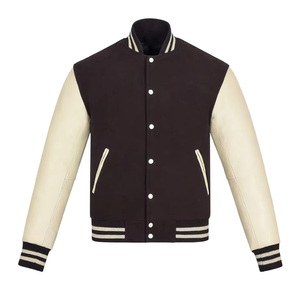 Unisex Premium Quality Letterman <b>Jackets</b> Winter <b>Baseball</b> Varsity <b>Jackets</b> Button Leather Sleeves <b>for</b> <b>Men</b> Plus Size Options - Product Image 3