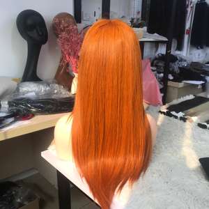 วิกผมแท้เรมี่สีส้มธรรมชาติทรงตรงจากเวียดนามสำหรับผู้หญิงผิวดำ - Product Image 6