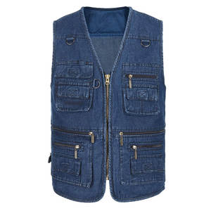 Chaleco Vaquero para Hombre, Diseño Único, Precio al por Mayor, Fabricación en Pakistán, Ligero, Ropa de Abrigo de Invierno, Transpirable, 100% Algodón - Product Image 1