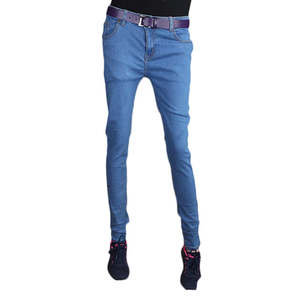 กางเกงยีนส์ผู้หญิง - สีน้ำเงิน - Product Image 2