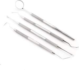 Kit de higiene de Instrumentos dentales profesionales de alta calidad de 4 piezas, hecho de acero inoxidable de alta calidad por Life Care Instrum. - Product Image 1