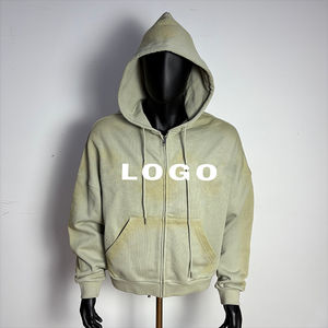 2026 Street High Quality Custom 100% Cotton Fleece Thick Blank Plain Heavyweight Oversized Plus Size Breathable Embroidered - Product Image 4