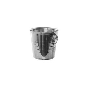Portable round Double-Deck Stainless Steel Ice <b>Bucket</b> with Lid Polished Finishing for Red Wine Storage in Hotels - Product Image 1