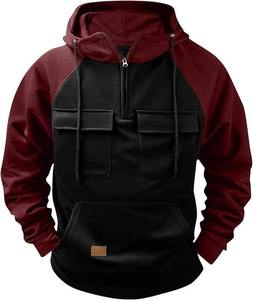 Usine OEM, vente en gros, sweat-shirt à capuche personnalisé, imprimé, brodé, 380 GSM, épaules tombantes, sweat-shirt pour hommes - Product Image 3