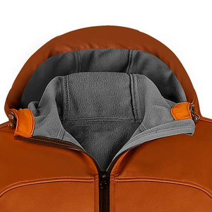 Veste Softshell en Toile pour Homme avec Fermeture Éclair Respirante Imperméable Chaud Confortable Manteau de Randonnée en Plein Air - Product Image 3