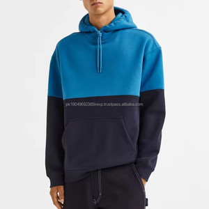 Sudadera con Capucha Unisex de Alta Calidad Personalizada, Sudadera de Algodón con Bloques de Color, Sudadera con Capucha Combinada, Sudadera con Capucha para Hombre - Product Image 1