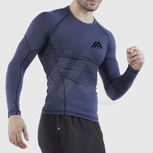 Chemise à manches longues de couleur unie pour hommes avec logo personnalisé - Product Image 5