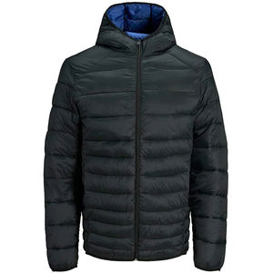 Blousons matelassés pour hommes 2026 – Personnalisation OEM, chauds, décontractés, style urbain, vêtements d'extérieur d'hiver, blouson matelassé zippé sur mesure pour homme - Product Image 3