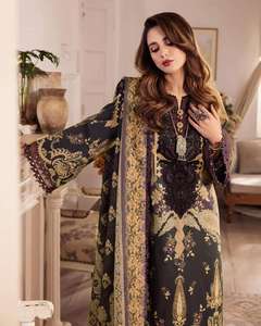 Vestido de novia gris Salwar kamez nuevo traje de color maravilloso fiesta increíble Venta caliente Pakistán señoras traje indio verano caliente - Product Image 2