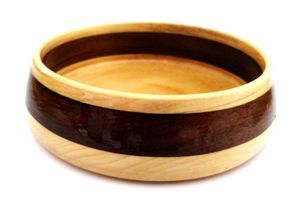 Cuenco de resina de madera atemporal artesanal hecho a mano moderno rústico decorativo centro de mesa acento para el hogar - Product Image 5