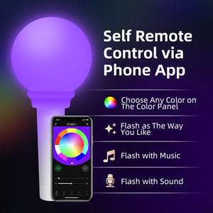 Nhỏ điều khiển từ xa LED Gậy Ánh Sáng nhựa thân thiện với môi RF kiểm soát buổi hòa nhạc sinh nhật đảng Glow <span class=keywords><strong>Sticks</strong></span> - Product Image 3