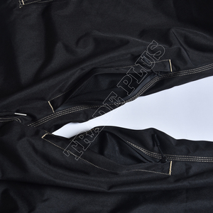 Nuevos pantalones de esquí negros de invierno para exteriores Diseño aislado impermeable con bolsillos de carga y cintura con cordón - Product Image 6