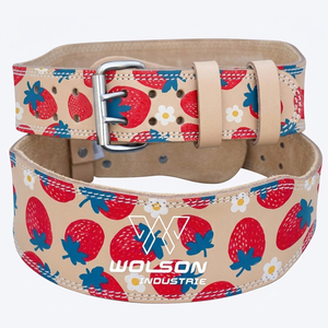 Soporte de Muñeca de Cuero Genuino Premium, Protección Profesional, Cierre de Gancho y Bucle, Entrenamiento de Fuerza, Levantamiento de Pesas, Gimnasio - Product Image 1