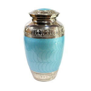 Urna de cremación de aluminio y metal de la mejor calidad, nuevo diseño, almacenamiento de cenizas, urna de cremación, forma de tamaño personalizado - Product Image 2