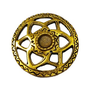 Brûleur d'encens et diffuseur d'aromathérapie en métal GC-IN-114 pour la décoration intérieure disponibles à prix d'exportation depuis l'Inde. - Product Image 2