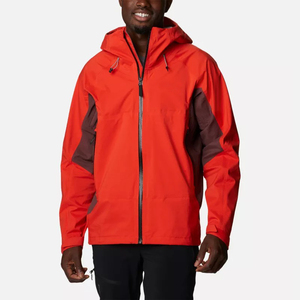 Chaqueta acolchada de invierno para hombre de alta calidad, cuello alto cómodo con rompevientos, decoración con patrón de nieve de calle alta - Product Image 1