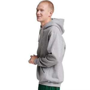 Sudadera con Capucha Unisex de Cuello Alto y Bolsillo Frontal, Cálida, para Otoño, con Logotipo Personalizado Bordado, Estilo Urbano, para Exteriores, 100% Algodón - Product Image 3