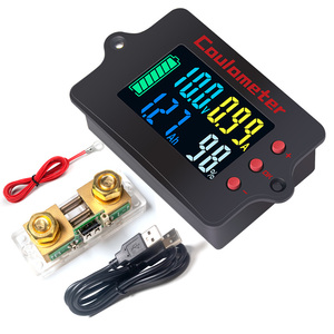 เครื่องวัดคูลอมบ์ PZEM-037 50A-500A พร้อมจอ LCD สี แสดงผลความจุ<span class=keywords><strong>แบ</strong></span><span class=keywords><strong>ต</strong></span>เตอรี่ 12 โวลต์ เครื่องทดสอบแรงดันไฟฟ้ากระแส<span class=keywords><strong>ต</strong></span>รงสำหรับแบ<span class=keywords><strong>ต</strong></span>เตอรี่รถยน<span class=keywords><strong>ต</strong></span>์ - Product Image 3