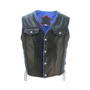 Chaleco de Cuero para Motocicleta de Primera Calidad 2026 para Hombre, Todas las Tallas y Colores Disponibles, Chaleco de Cuero Transpirable para Motocicleta para Hombre - Product Image 5