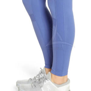 Leggings Largos para Mujer, Fabricados en Pakistán, Personalizados, de Alta Calidad, Transpirables, Ligeros, con Cintura Elástica, Color Sólido, para Fitness - Product Image 5