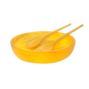 Bol de service en résine de haute qualité avec finition lisse pour servir de la salade utilisation abordable au prix de gros de l'Inde - Product Image 3