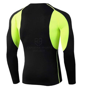 Conjunto de Camiseta Deportiva Ligera de Corte Regular para Hombre, Transpirable, Informal para Invierno, Color Sólido, Diseño 2 en 1 de Alta Calidad - Product Image 4