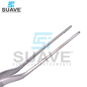 Pince à épiler dentaire en acier inoxydable pince à épiler incurvée dentelée ensemble blanchiment des dents outils de dentiste par SUAVE INSTRUMENTS SURGICAUX - Product Image 5