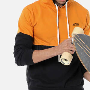 เสื้อมีฮู้ดแบบสวมหัวของผู้ชายผ้าฝ้ายผสมแบบพรีเมี่ยมออกแบบแบรนด์ได้ตามต้องการสำหรับแฟชั่นฤดูหนาวและเครื่องแต่งกายแนวสตรีท - Product Image 5