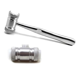Martillo Quirúrgico de Acero Inoxidable, Martillo Ortopédico Manual, Juego de Instrumentos Médicos con Mango Moleteado para Implantes Dentales y Clínica - Product Image 1
