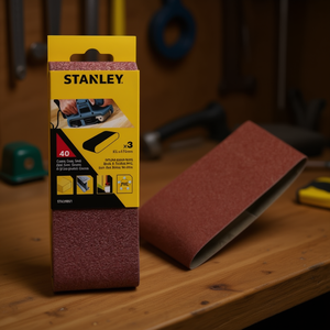 Bandes abrasives multi-packs Stanley 65x410 mm pour ponceuse à bande - Product Image 3