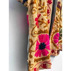 Veste pour femme en coton tissé brodé à la main style bohème, légère, respirante, à manches longues, style Prairie Chic, printemps - Product Image 4