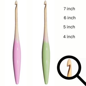 เข็มโครเชต์ที่ออกแบบมาสำหรับผู้ที่รักงานฝีมือ จับถนัดมือ ควบคุมง่าย ใช้งานได้ยาวนานโดยไม่ทำให้มือเมื่อยล้า - Product Image 2