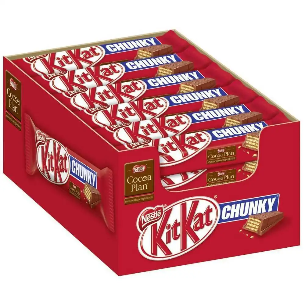 Diskon besar 3x Nestle Kit Kat KitKat 36.5 gram paket 1.28oz Crispy Wafer Bar coklat/Nestle KitKat coklat (24 buah)