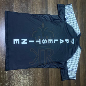 Sublimation Printed Quick Dry Breathable Men's Rash Guard Custom Logo for MMA Training NO GI Grappling Jiu Jitsu BJJ - Product Image 2