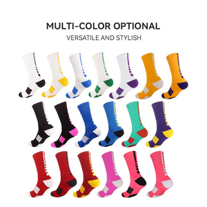 OEM Manufacturer Customized Logo <b>Polyester</b> <b>Sock</b> Adult Men and Woman Sports <b>Socks</b> Custom Outdoor Ankle Kids Basketball <b>Socks</b> - Product Image 1