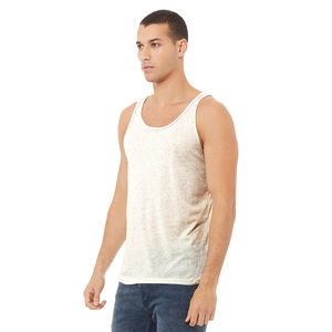 ข้าวโอ๊ต-เสื้อกล้าม/The Bella + เสื้อกล้ามผ้าแคนวาสสำหรับทุกเพศ - Product Image 2