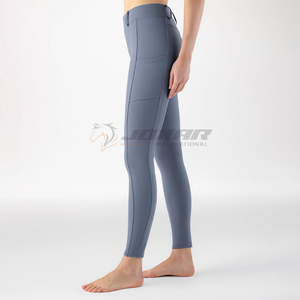 กางเกงขี่ม้าเอวสูงสำหรับผู้หญิงวัสดุสัมผัสนุ่มให้ความสบายสูงสุดขณะขี่ม้า - Product Image 2