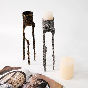 modern <b>candle</b> stand for home decor handcrafted metal <b>candle</b> holder perfect for enhancing living room dining and bedroom - Product Image 3
