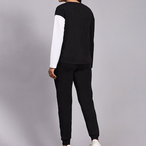 New Arrival Best Selling Winter Hooded <b>Women</b> <b>Tracksuit</b> Set Streetwear Fleece Breathable 100% Cotton Solid Full Length - Product Image 5