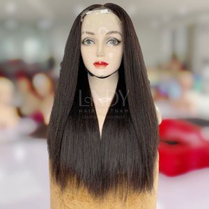 Yaki droite 100% vietnamien prix de gros perruques de cheveux bruts perruques de cheveux humains HD fermeture dentelle vierge cuticule cheveux - Product Image 2
