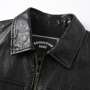 Chaqueta de Cuero para Hombre Estilo HIGH STREET de Moda, Chaquetas de Cuero al por Mayor para Hombre - Product Image 4