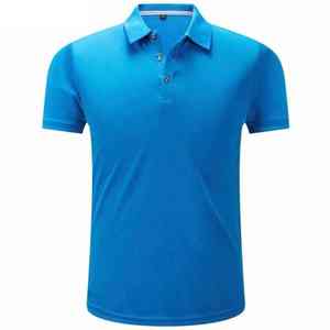 T-shirt polo uni OEM, vêtements pour hommes, manches courtes, décontracté, confort quotidien, tissu 100% coton avec impression de logo personnalisé - Product Image 5
